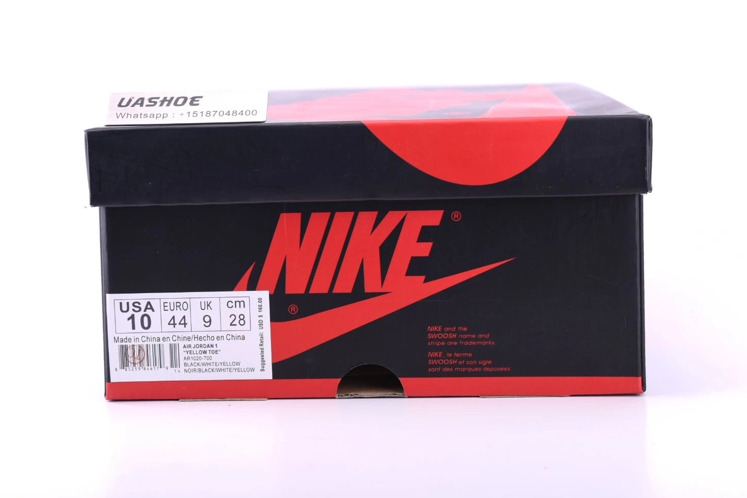 -700 Toe Air  Yellow High OG Retro Jordan 1 AR1020 0923